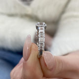 Diamond Diamond Band Fashion Ring 1.50 ct TCW, White Gold 14K