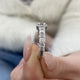 Diamond Diamond Band Fashion Ring 1.50 ct TCW, White Gold 14K
