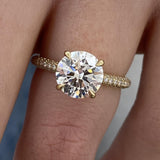Auryn Engagement Ring 2.50 Carat Yellow Gold