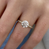 Auryn Engagement Ring 2.50 Carat Yellow Gold