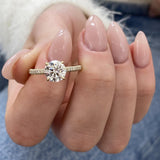 Auryn Engagement Ring 2.50 Carat Yellow Gold
