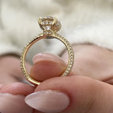 Auryn Engagement Ring 2.50 Carat Yellow Gold