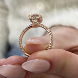 Auryn Engagement Ring 2.50 Carat Rose Gold
