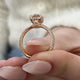 Auryn Engagement Ring 2.50 Carat Rose Gold