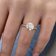 Solitaire with Pave Band