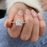 Cadenza Engagement Ring 2.45 Carat White Gold