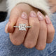 Cadenza Engagement Ring 2.45 Carat White Gold