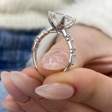 Cadenza Engagement Ring 2.45 Carat White Gold