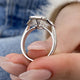 Averelle Ring 6 ct TCW , Solid Gold 14k