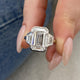 Averelle Ring 6 ct TCW , Solid Gold 14k
