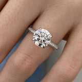 Auryn Engagement Ring 3 Carat White Gold