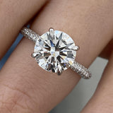 Auryn Engagement Ring 3 Carat White Gold