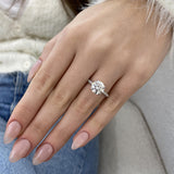 Auryn Engagement Ring 3 Carat White Gold