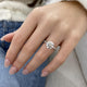 Auryn Engagement Ring 3 Carat White Gold