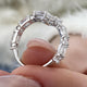 Diamond Wrap Fashion Ring 3 ct TCW, White Gold 14K