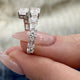 Diamond Wrap Fashion Ring 3 ct TCW, White Gold 14K
