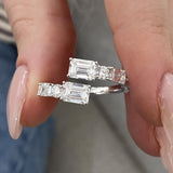 Diamond Wrap Fashion Ring 3 ct TCW, White Gold 14K