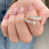 Diamond Wrap Fashion Ring 1.85 ct TCW, Rose Gold 14K