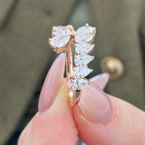 Diamond Wrap Fashion Ring 1.85 ct TCW, Rose Gold 14K