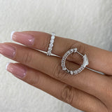 Diamond Earrings Earrings 1.8 ct White Gold