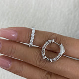 Diamond Earrings Earrings 1.8 ct White Gold