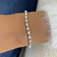 Diamond Tennis Bracelet 4.3 ct White Gold