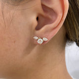 Diamond Earrings Earrings 2.1 ct Yellow Gold