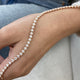 Diamond Tennis Bracelet 3.2 ct Rose Gold