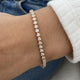 Diamond Tennis Bracelet 3.2 ct Rose Gold