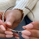 Diamond Bangle Bracelet 1 ct White Gold
