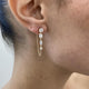 Diamond Drop Earrings 1.80 ct TCW, Yellow Gold