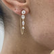 Diamond Drop Earrings 1.9ct Yellow Gold