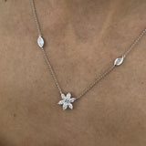 Diamond Pendant Necklace 1 ct White Gold