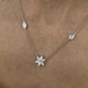 Diamond Pendant Necklace 1 ct White Gold