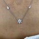 Diamond Pendant Necklace 1 ct White Gold