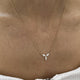 Diamond Pendant Necklace 0.6 ct Yellow Gold