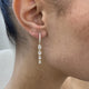 Diamond Drop Earrings 2.2 ct Yellow Gold
