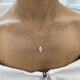 Diamond Pendant Necklace 2 ct Yellow Gold
