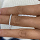 Diamond Hoop Earrings 1.2 ct White Gold