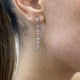 Diamond Drop Earrings 1.8 ct White Gold