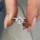 Elara Engagement Ring 1.90 Carat White Gold