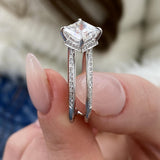 Elara Engagement Ring 1.90 Carat White Gold