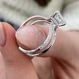 Elara Engagement Ring 1.90 Carat White Gold