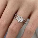 Solitaire with Pave Band