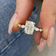 Athena Engagement Ring 2.50 Carat Yellow Gold