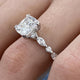 Athena Engagement Ring 2.50 Carat White Gold