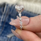 Athena Engagement Ring 2.50 Carat White Gold