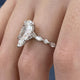 Celestia Engagement Ring 3.50 Carat White Gold