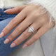 Celestia Engagement Ring 3.50 Carat White Gold