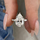 Celestia Engagement Ring 3.50 Carat White Gold